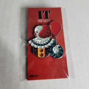 Mondo Stephen Kings IT Pennywise Enamel Lapel Pin - Rare - Bam Box exclusive